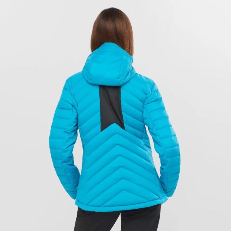 Turquoise Salomon Essential Xwarm Down Women's Insulated Jackets | PH 07198U